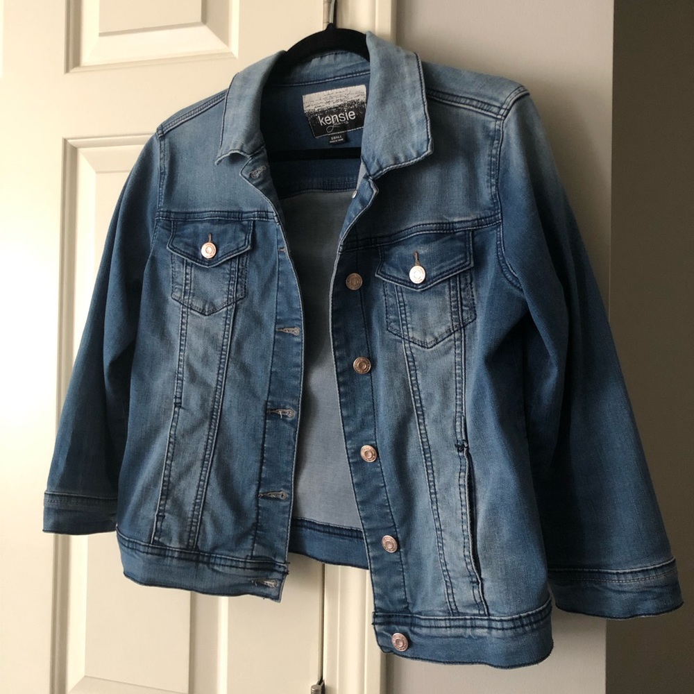 Kensie stretch denim jacket